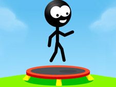 Trampoline Stickman