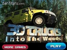 3D Trucks into the Woods