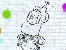 Uncle Grandpa Colour In