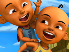 Upin and Ipin Coloring