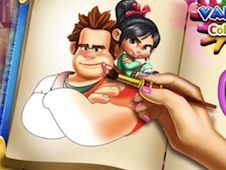 Vanellope Coloring Book