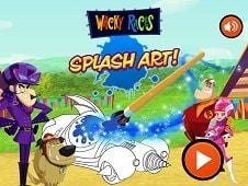 Wacky Races Splash Art Online