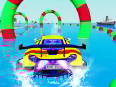 Water Car Stunt Racing