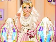 Princess Rapunzel Wedding Hair Design