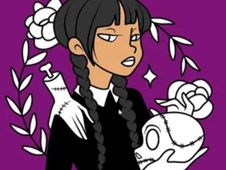 Wednesday: Addams Family Coloring Pages Online