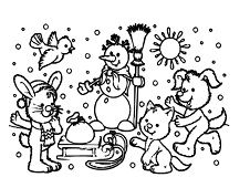 Winter Coloring Book Online