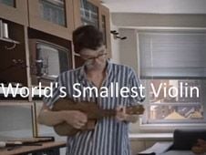 World’s Smallest Violin but Boyfriend sings it Online